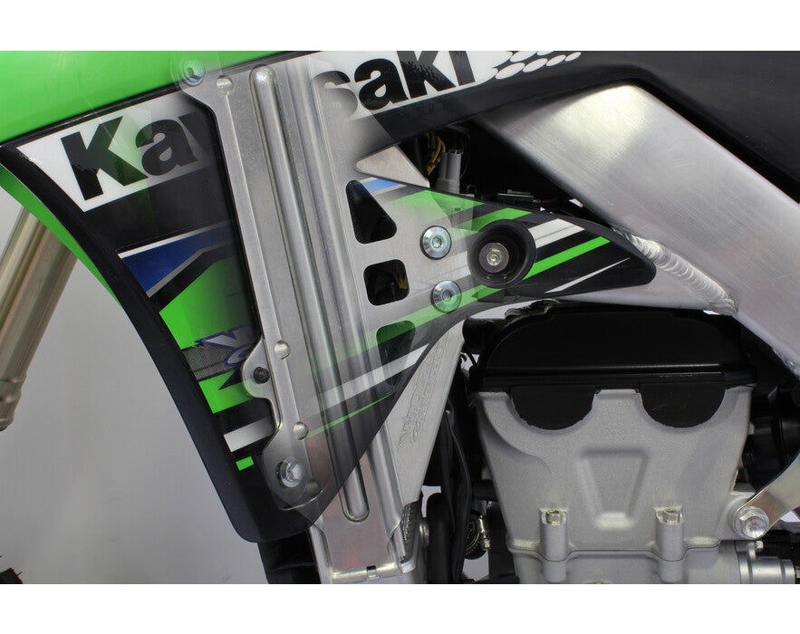 WORKS CONNECTION - RADIATOR BRACES - KAWASAKI KX450F 12-15