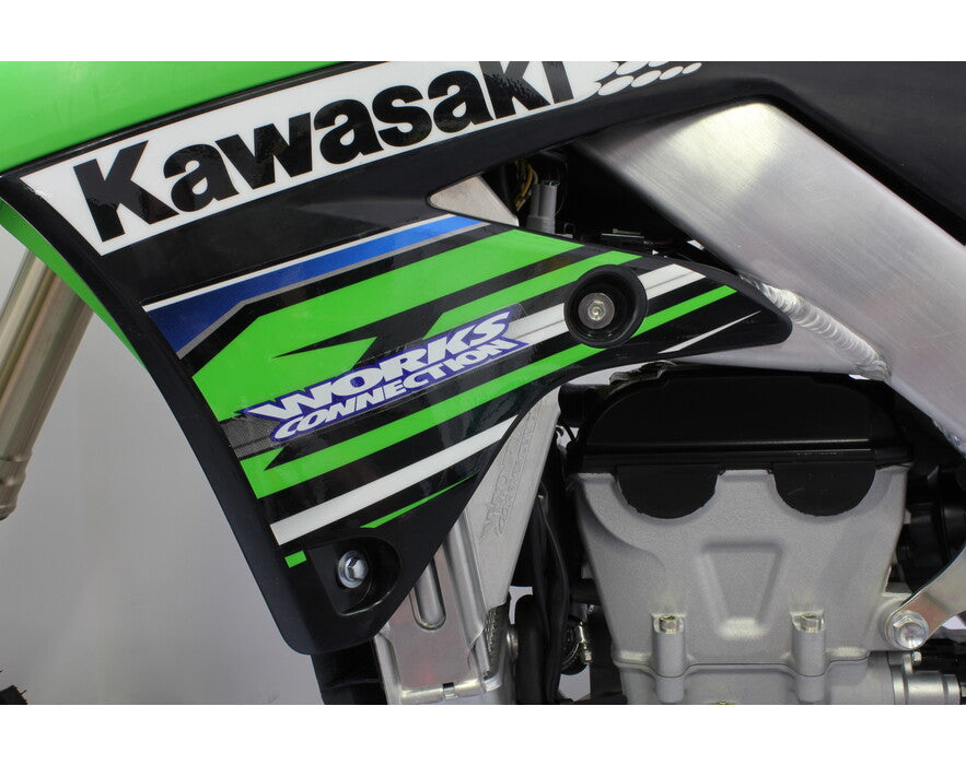 WORKS CONNECTION - RADIATOR BRACES - KAWASAKI KX450F 12-15