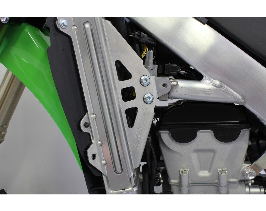 WORKS CONNECTION - RADIATOR BRACES - KAWASAKI KX450F 12-15
