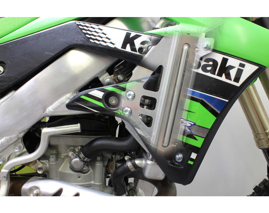 WORKS CONNECTION - RADIATOR BRACES - KAWASAKI KX450F 12-15