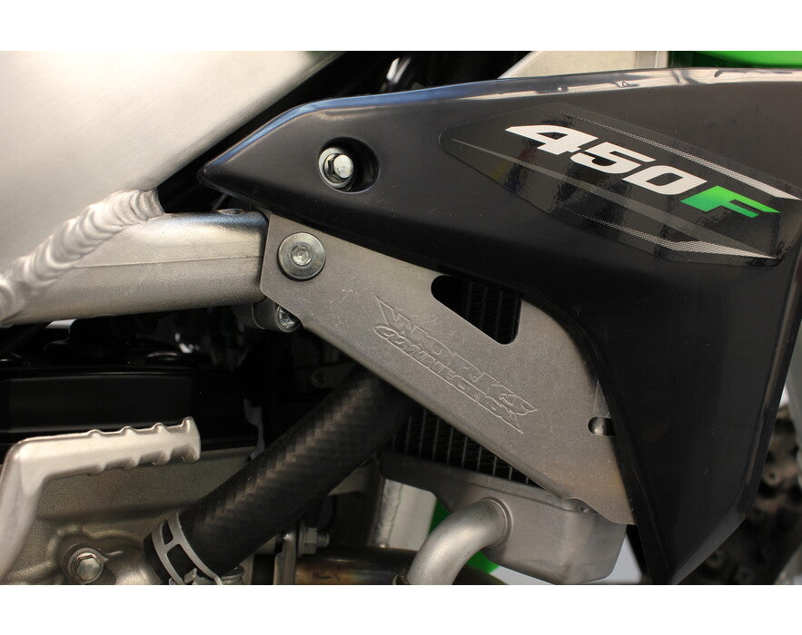 WORKS CONNECTION - RADIATOR BRACES - KAWASAKI KX450F 16-18