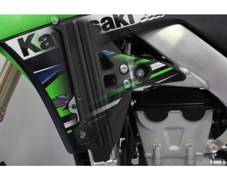 WORKS CONNECTION - RADIATOR BRACES - KAWASAKI KX450F 12-15