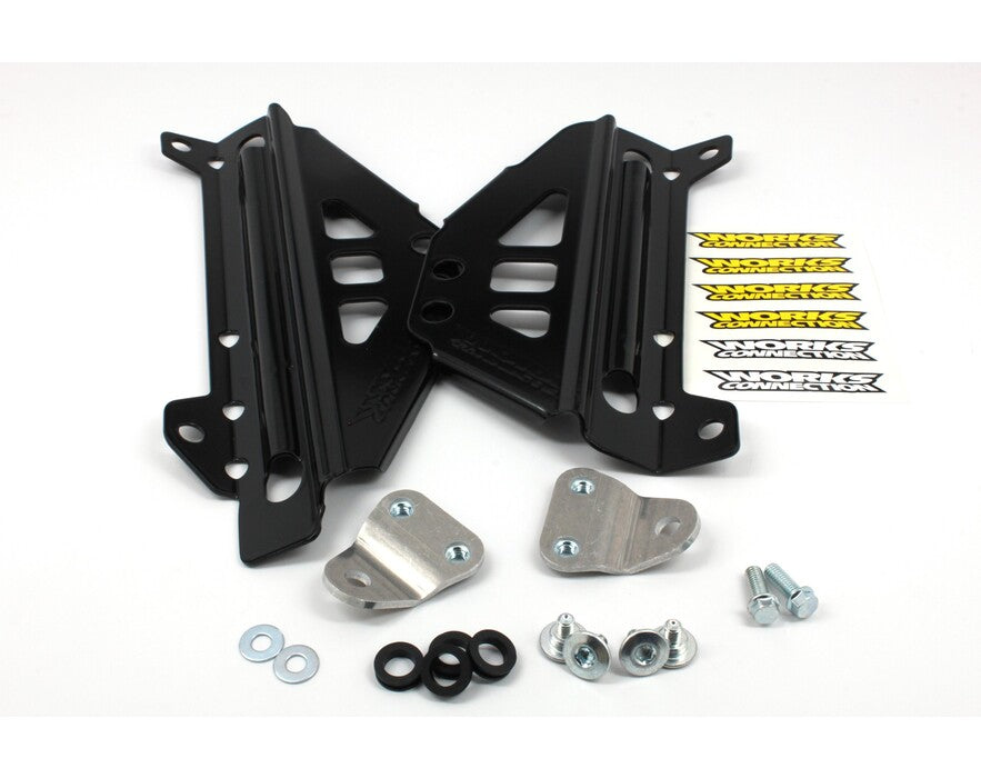 WORKS CONNECTION - RADIATOR BRACES - KAWASAKI KX450F 12-15