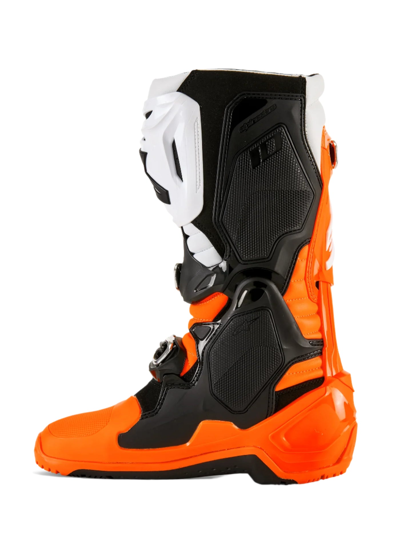 ALPINESTAR - TECH 10 ENDURO BOOTS - FLUO ORANGE/BLACK/WHITE
