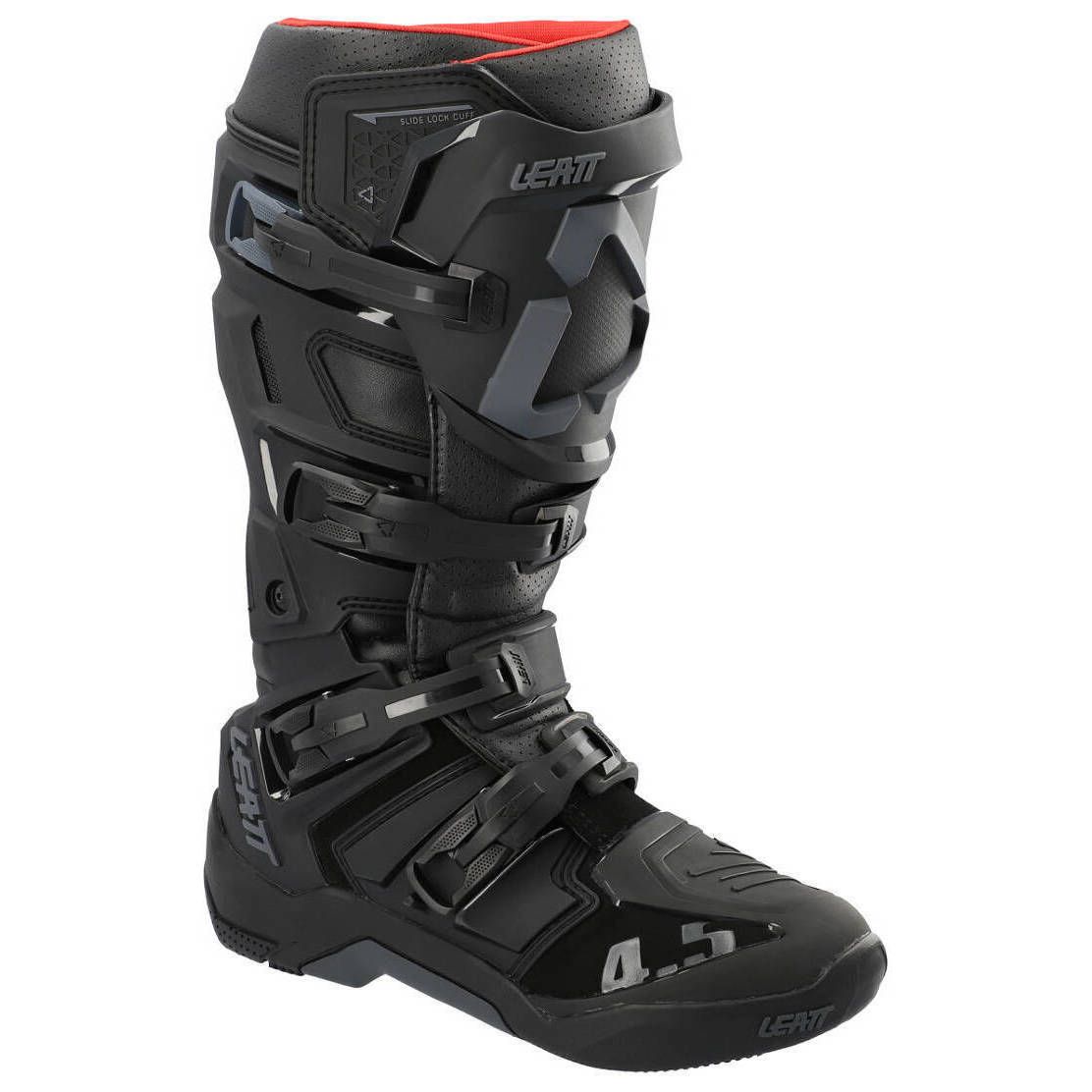 LEATT 4.5 RIDING BOOTS - MEN / WOMEN - MX - BLACK