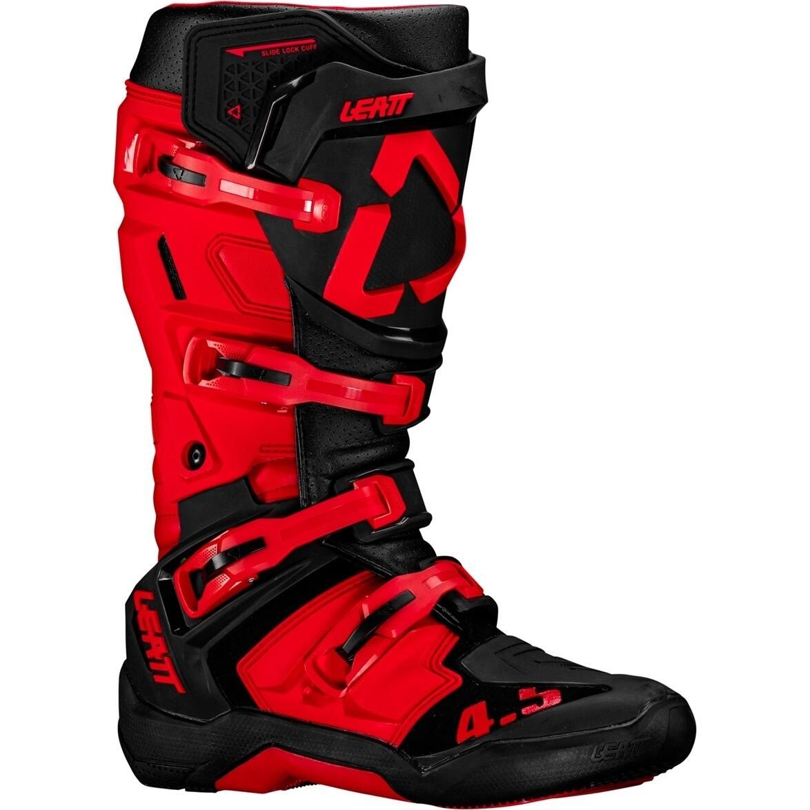 LEATT 4.5 RIDING BOOTS - MEN / WOMEN - MX - RED