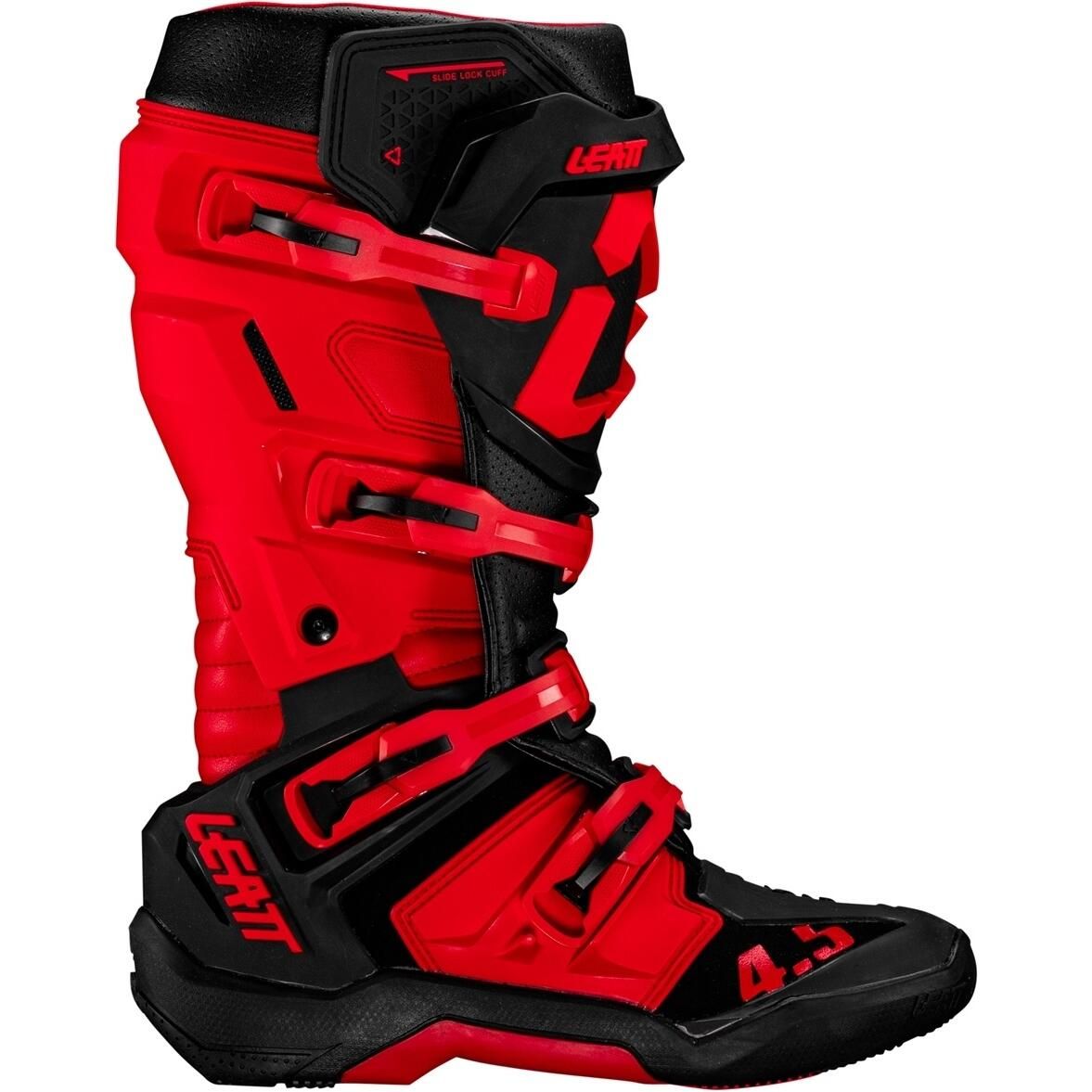 LEATT 4.5 RIDING BOOTS - MEN / WOMEN - MX - RED
