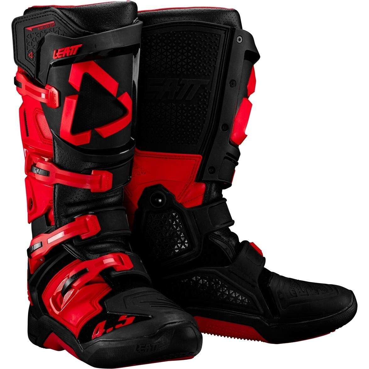 LEATT 4.5 RIDING BOOTS - MEN / WOMEN - MX - RED