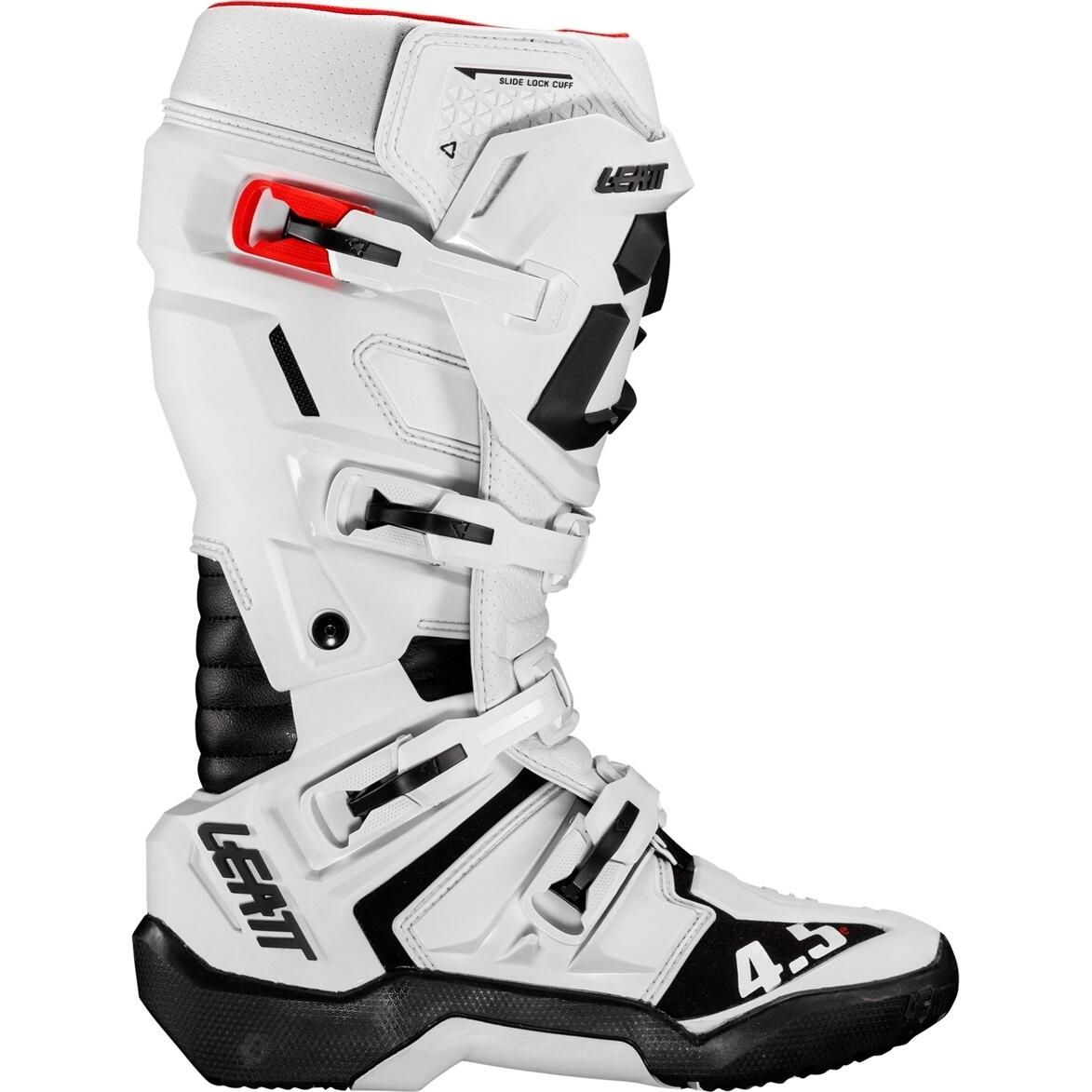LEATT 4.5 ENDURO RIDING BOOTS - MEN / WOMEN - MX - WHITE