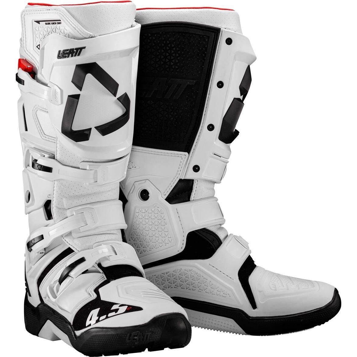 LEATT 4.5 ENDURO RIDING BOOTS - MEN / WOMEN - MX - WHITE