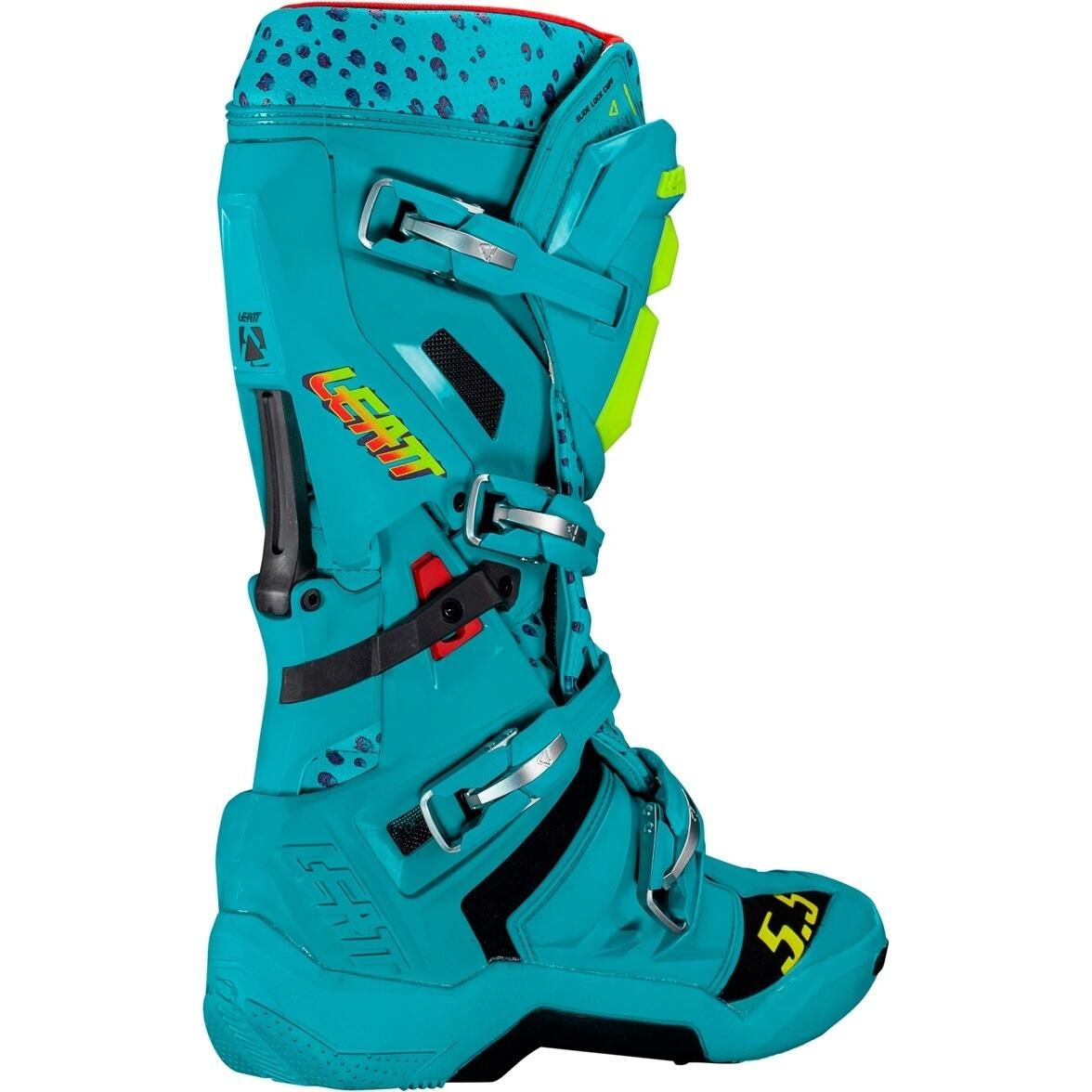 LEATT 5.5 FLEXLOCK RIDING BOOTS - MEN / WOMEN - MX - CHEETAH