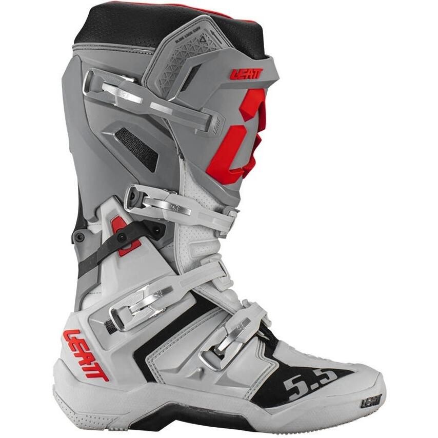 LEATT 5.5 FLEXLOCK RIDING BOOTS - MEN / WOMEN - MX - FORGE