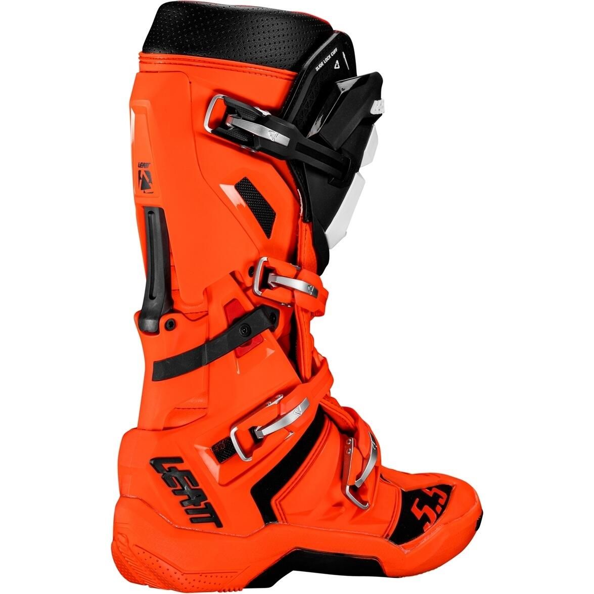 LEATT 5.5 FLEXLOCK RIDING BOOTS - MEN / WOMEN - MX - ORANGE