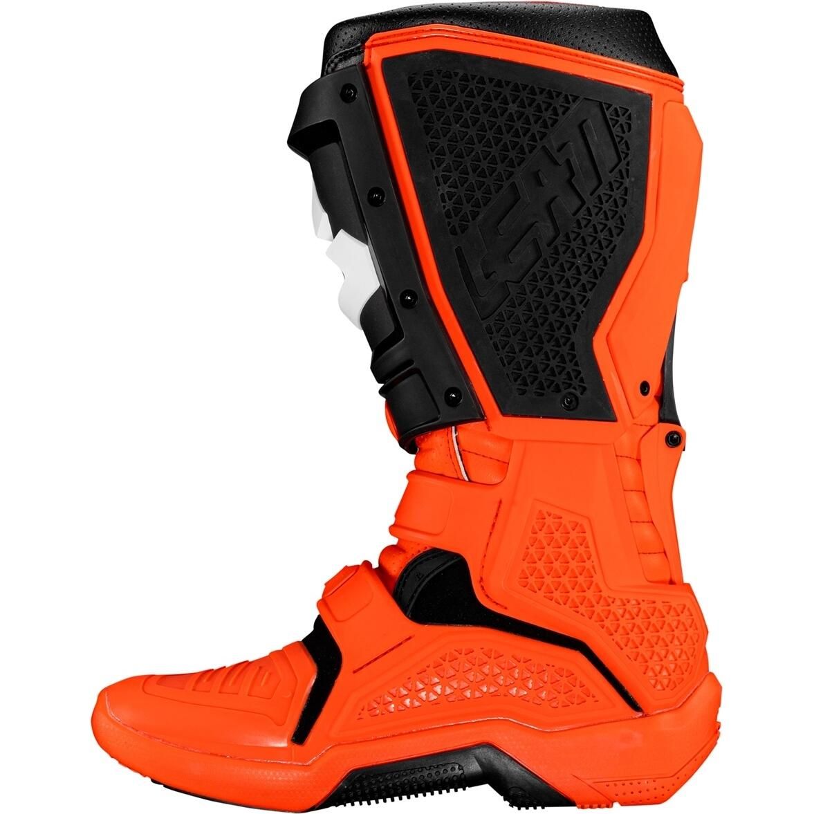 LEATT 5.5 FLEXLOCK RIDING BOOTS - MEN / WOMEN - MX - ORANGE