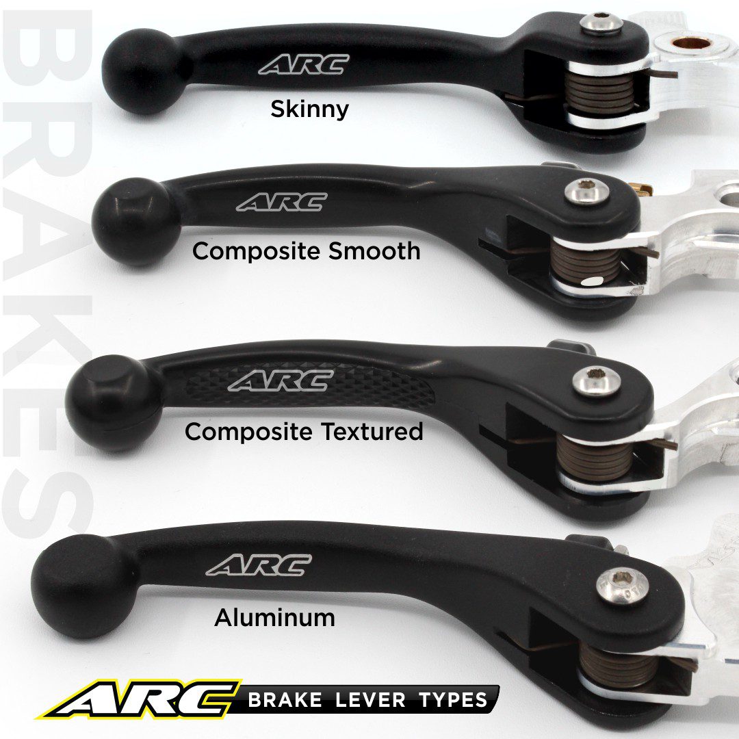 ARC LEVERS FOLDING BRAKE LEVER - BR-122 - HUSQVARNA / GASGAS