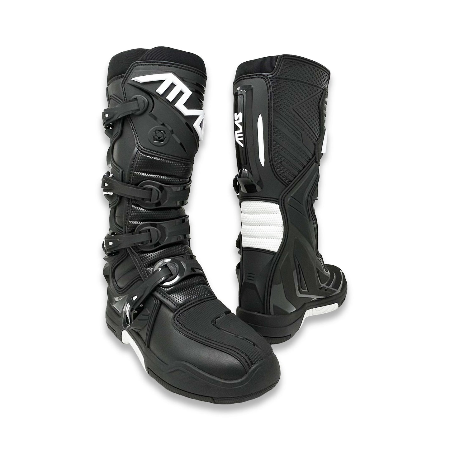 ATLAS TRACTION RIDING BOOTS - BLACK