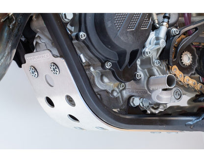 WORKS CONNECTION - SKID PLATE - 10-430 - KTM 125/150 SX 19-24 / HUSQ TC 125 19-22 / MC 125 20-23