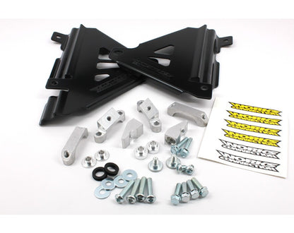 WORKS CONNECTION - RADIATOR BRACES - KAWASAKI KX450F 16-18