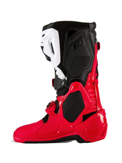 ALPINESTAR - TECH 10 ENDURO BOOTS - BRIGHT RED/BLACK/WHITE