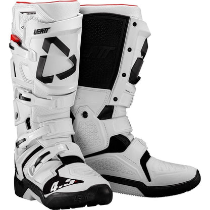 LEATT 4.5 ENDURO RIDING BOOTS - MEN / WOMEN - MX - WHITE