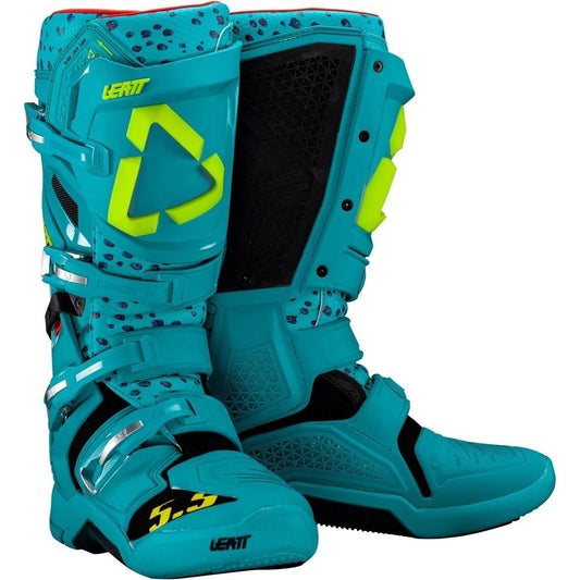 LEATT 5.5 FLEXLOCK RIDING BOOTS - MEN / WOMEN - MX - CHEETAH