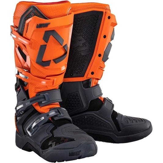 LEATT 5.5 FLEXLOCK ENDURO RIDING BOOTS MEN / WOMEN - MX - ORANGE