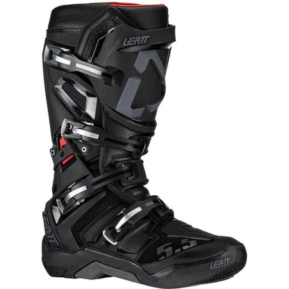LEATT 5.5 FLEXLOCK RIDING BOOTS - MEN / WOMEN - MX - BLACK