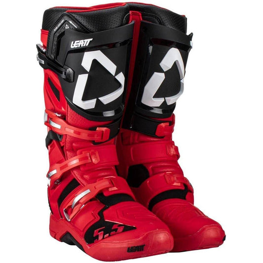 LEATT 5.5 FLEXLOCK RIDING BOOTS - MEN / WOMEN - MX - RED