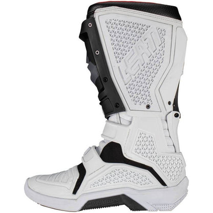 LEATT 5.5 FLEXLOCK RIDING BOOTS - MEN / WOMEN - MX - WHITE