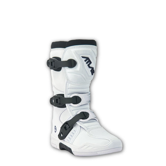 ATLAS TRACTION YOUTH RIDING BOOTS - WHITE