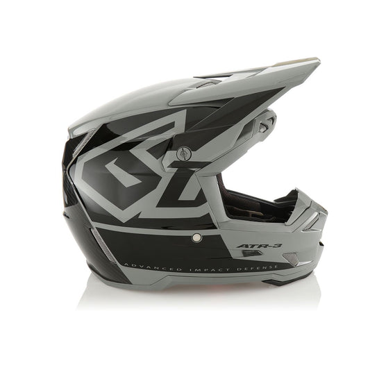 6D ATR-3Y YOUTH HEX GLOSS CHARCOAL MOTO HELMET