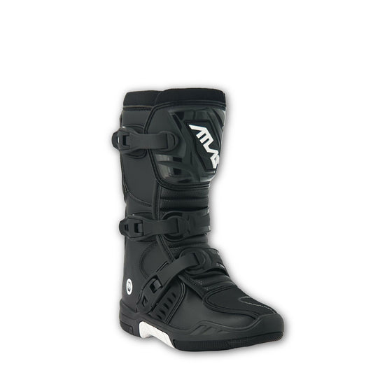 ATLAS TRACTION YOUTH RIDING BOOTS - BLACK